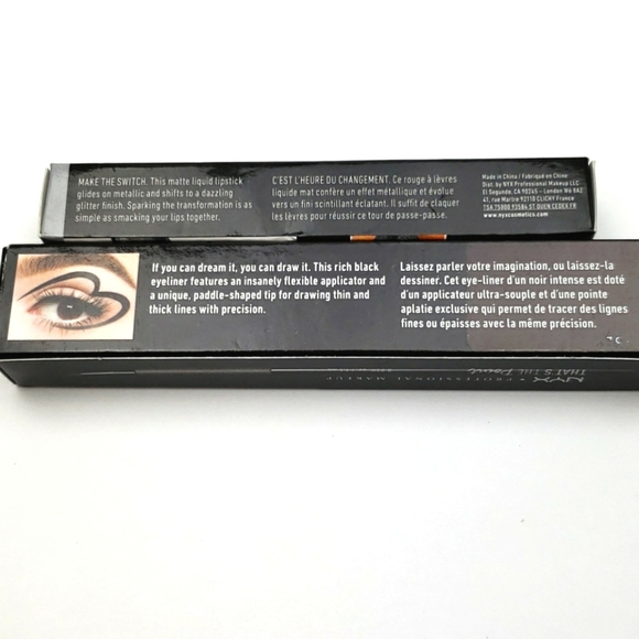 NWT NYX Eyeliner and Glitter Gloss Duo - Picture 3 of 3